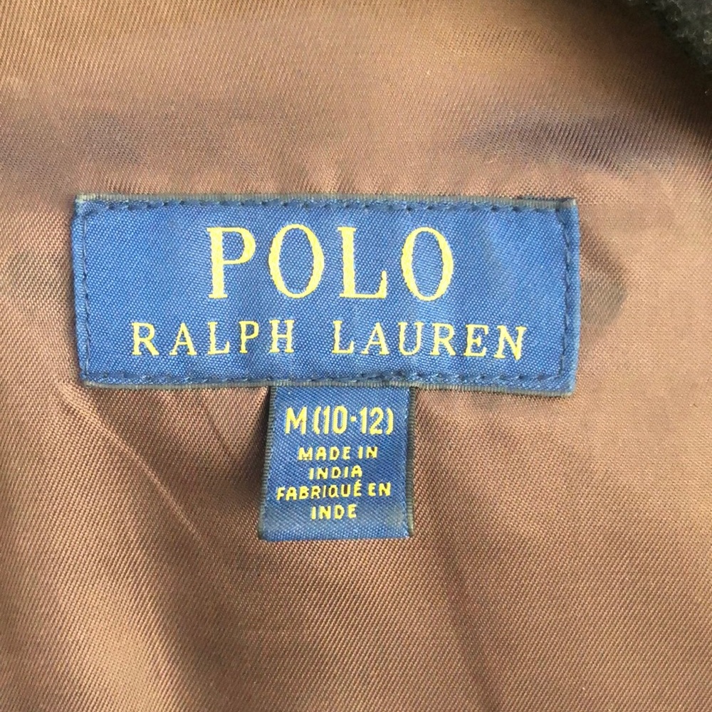LIKE NEW RALPH LAUREN BROWN CROPPED JACKET - Picture 5 of 13